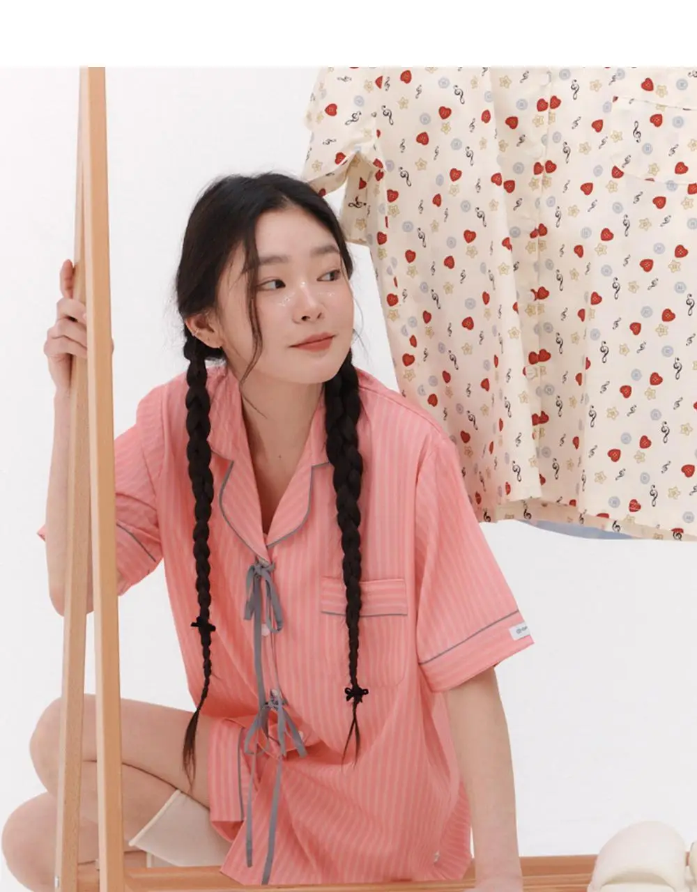 [곽민경 PICK] 오프아워 베이비드림 반팔 잠옷 세트 (M / L/ XL) 상세페이지 7
